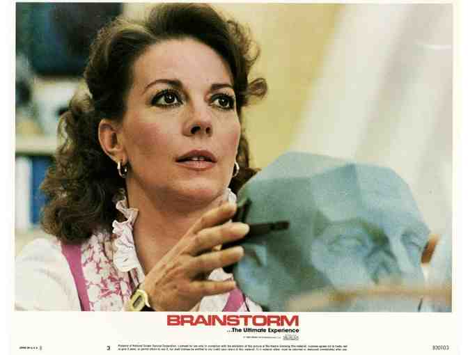 BRAINSTORM, 1983, lobby cards, Christopher Walken, Natalie Wood