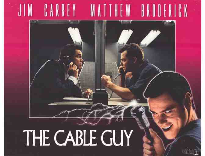 CABLE GUY, 1996, lobby cards, Jim Carrey, Matthew Broderick, Ben Stiller