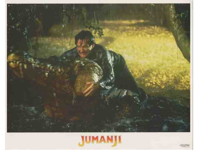 JUMANJI, 1995, lobby cards, Robin Williams, Kirsten Dunst, David Alan Grier