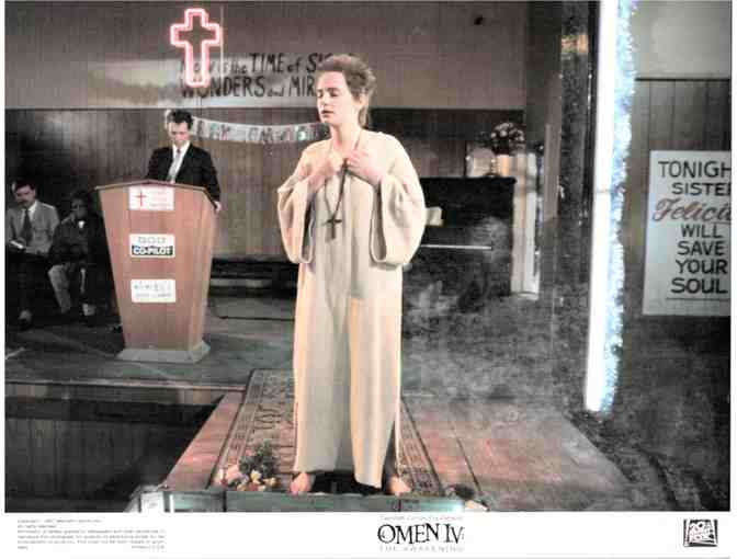 OMEN IV THE AWAKENING, 1991, lobby card set, Michael Lerner