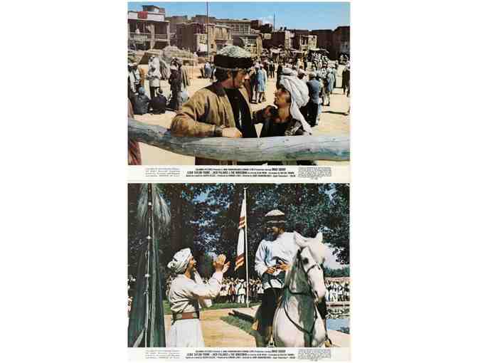 HORSEMAN, 1971, mini lobby cards, Omar Sharif, Jack Palance