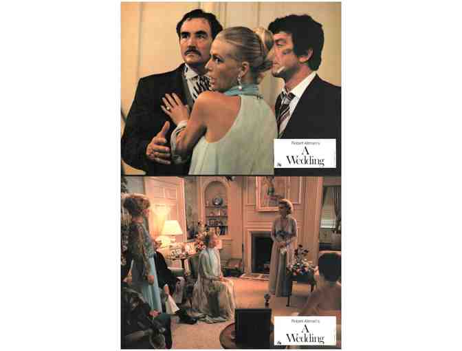 WEDDING, 1978, French lobby cards, Carol Burnett, Lillian Gish