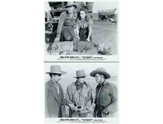 DODGE CITY, 1939, movie stills, Errol Flynn, Olivia De Havilland