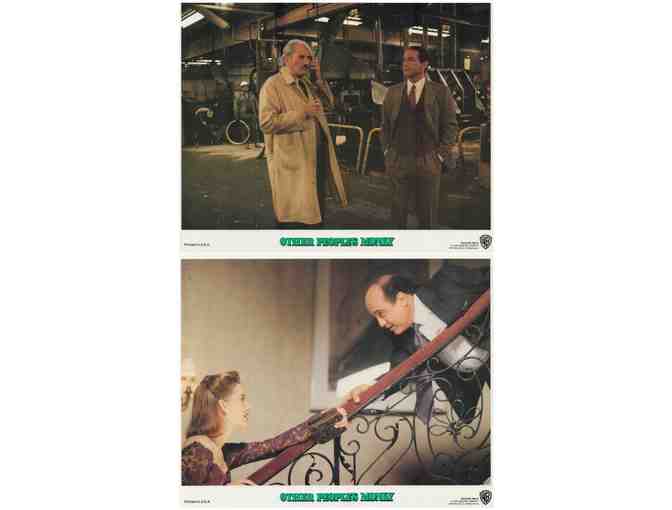 OTHER PEOPLES MONEY, 1991, mini lobby card set, Danny DeVito, Gregory Peck