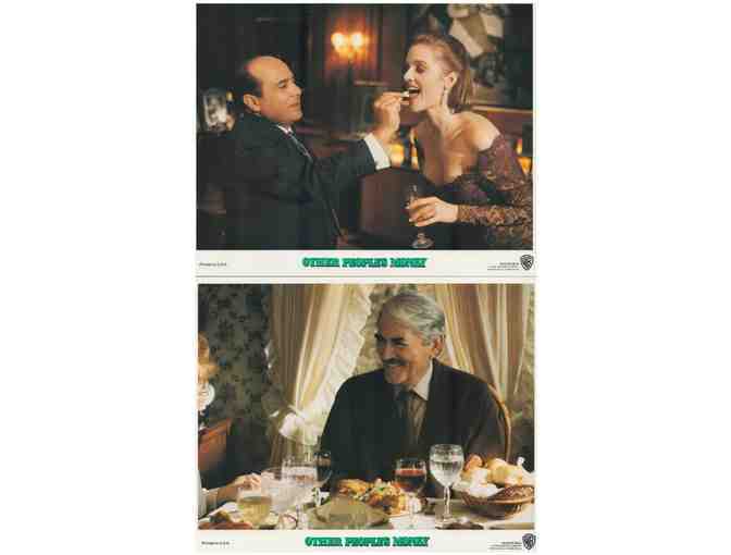 OTHER PEOPLES MONEY, 1991, mini lobby card set, Danny DeVito, Gregory Peck