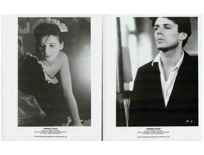 RENDEZ-VOUS, 1987, movie stills, Lambert Wilson, Juliette Binoche.