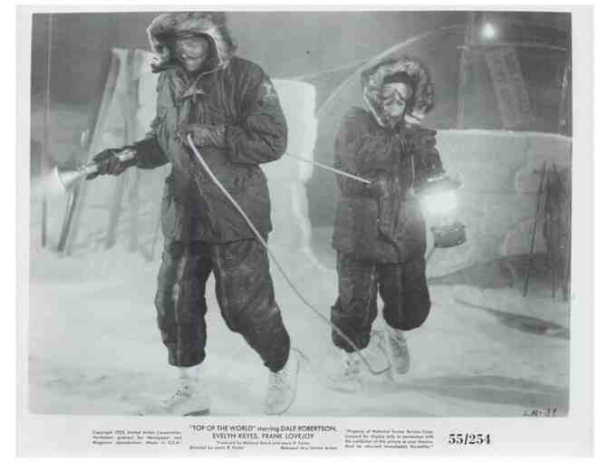 TOP OF THE WORLD, 1955, movie stills and photos, Dale Robertson, Evelyn Keyes