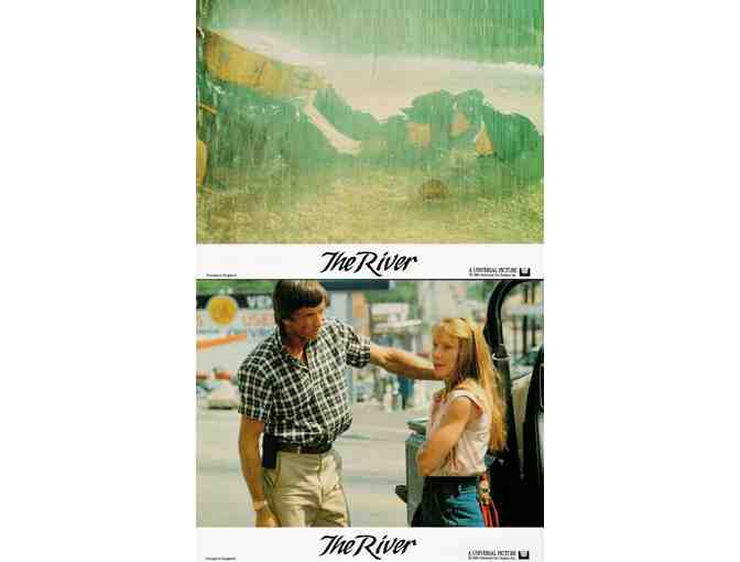 RIVER, 1984, mini lobby card set, Mel Gibson, Sissy Spacek