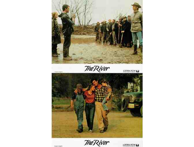 RIVER, 1984, mini lobby card set, Mel Gibson, Sissy Spacek