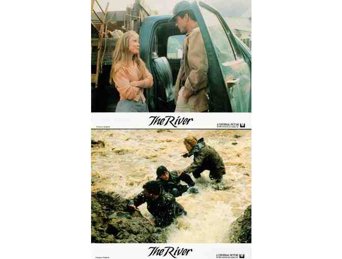 RIVER, 1984, mini lobby card set, Mel Gibson, Sissy Spacek