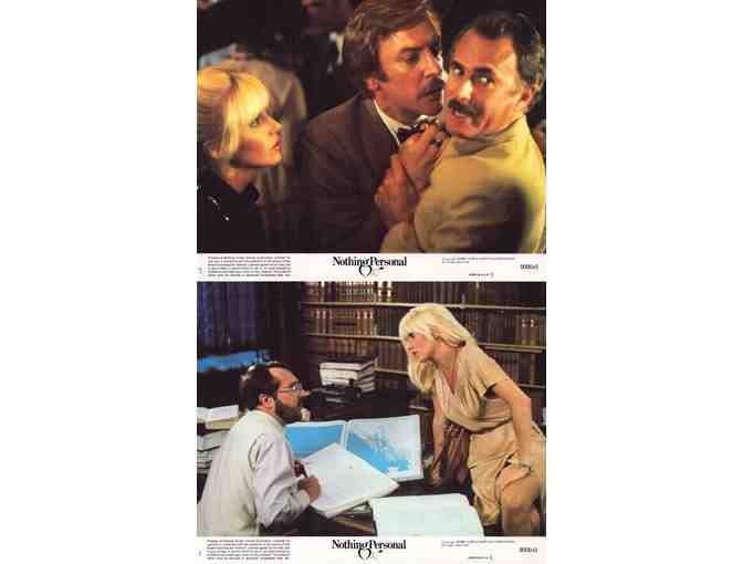 NOTHING PERSONAL, 1980, mini lobby card set, Donald Sutherland, Suzanne Somers