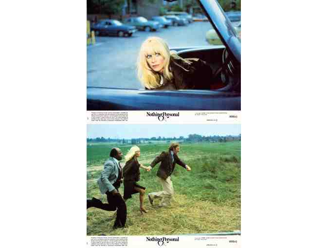 NOTHING PERSONAL, 1980, mini lobby card set, Donald Sutherland, Suzanne Somers