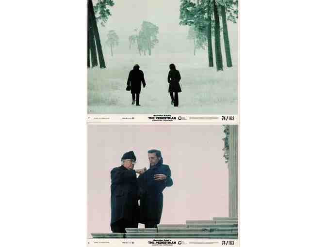 PEDESTRIAN, 1974, mini lobby cards, Maximilian Schell, Elisabeth Bergner