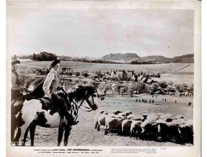 SWORDSMAN, 1947, movie stills, Larry Parks, Ellen Drew