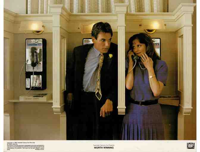 WORTH WINNING, 1989, lobby card set, Mark Harmon, Lesley Ann Warren