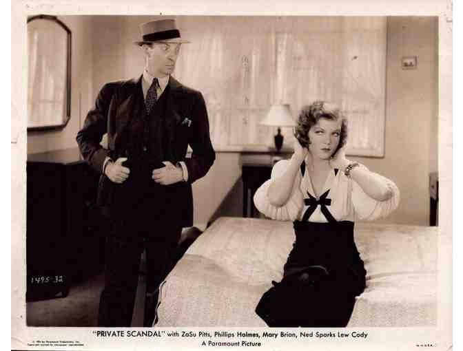 PRIVATE SCANDAL, 1934, movie stills, Zasu Pitts, Phillips Holmes