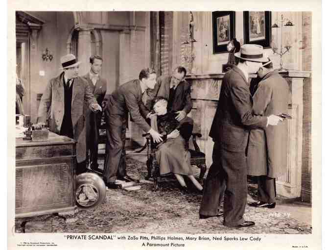 PRIVATE SCANDAL, 1934, movie stills, Zasu Pitts, Phillips Holmes