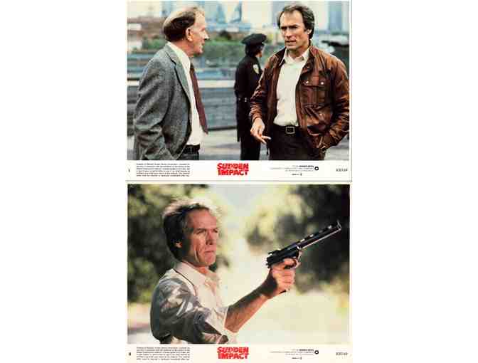 SUDDEN IMPACT, 1983, mini lobby cards, Clint Eastwood