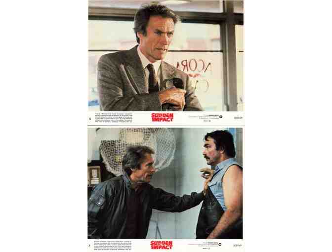 SUDDEN IMPACT, 1983, mini lobby cards, Clint Eastwood