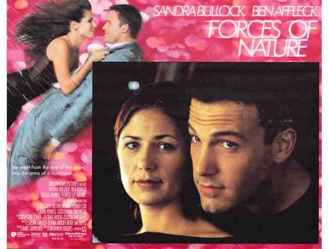 FORCES OF NATURE, 1999, lobby card set, Sandra Bullock Ben Affleck