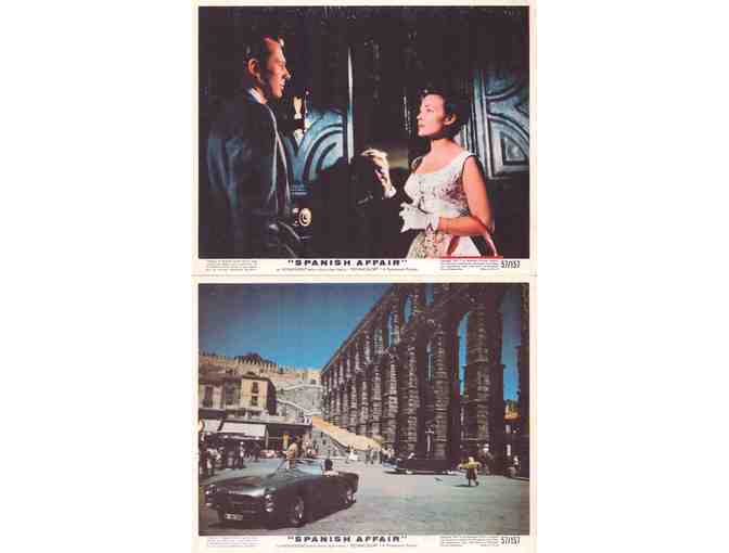 SPANISH AFFAIR, 1957, mini lobby card set, Richard Kiley, Carmen Sevilla