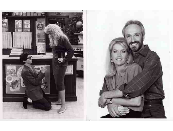 FAMILY TIES, TV stills, Michael Gross, Michael J. Fox