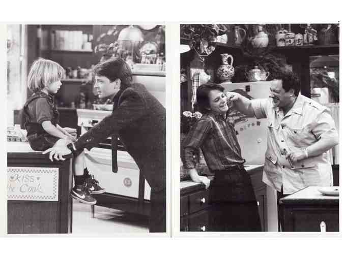 FAMILY TIES, TV stills, Michael Gross, Michael J. Fox