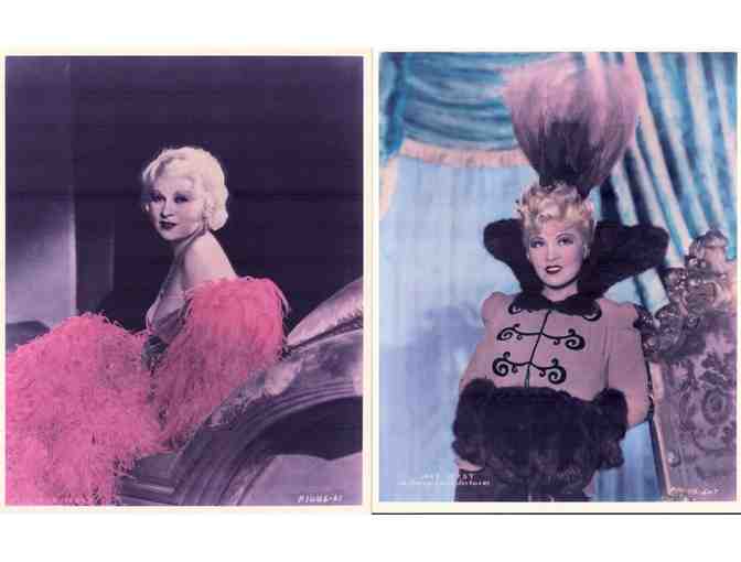 MAE WEST, COLLECTORS LOT, group of classic celebrity portraits, stills or photos