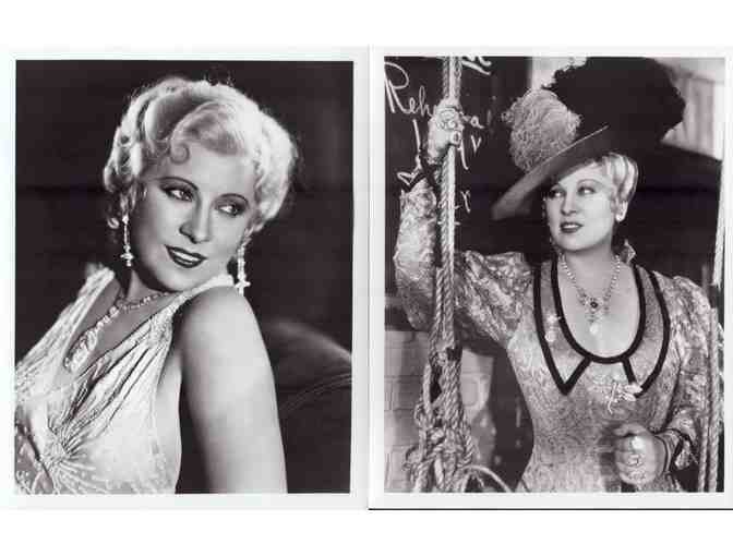 MAE WEST, COLLECTORS LOT, group of classic celebrity portraits, stills or photos