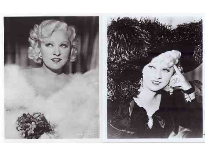 MAE WEST, COLLECTORS LOT, group of classic celebrity portraits, stills or photos