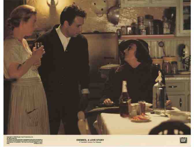 ENEMIES A LOVE STORY, 1989, lobby card set, Ron Silver Anjelica Huston