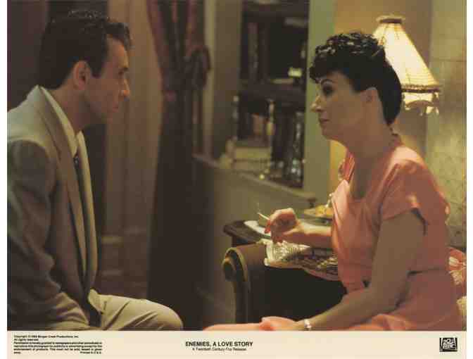 ENEMIES A LOVE STORY, 1989, lobby card set, Ron Silver Anjelica Huston