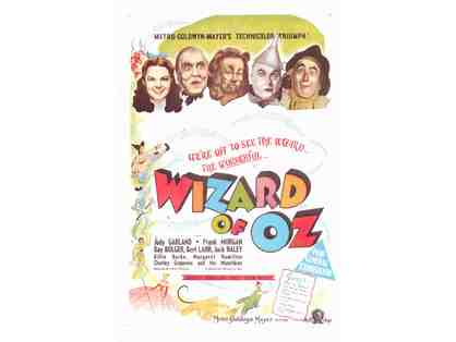 WIZARD OF OZ, 1939, REPRINT, Judy Garland, Frank Morgan