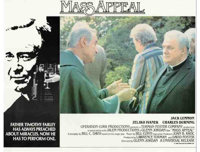 MASS APPEAL, 1984, lobby card set, Jack Lemmon, Charles Durning