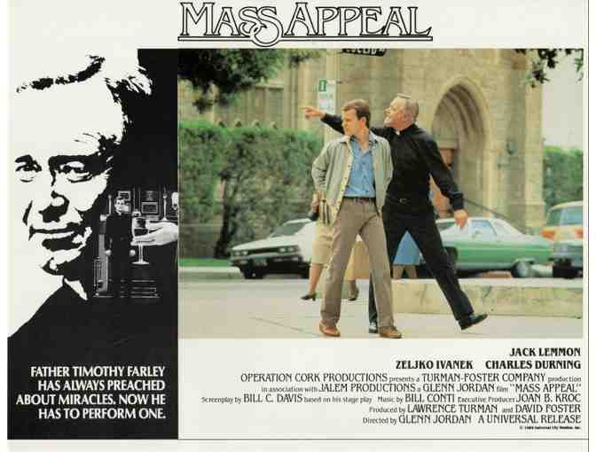 MASS APPEAL, 1984, lobby card set, Jack Lemmon, Charles Durning