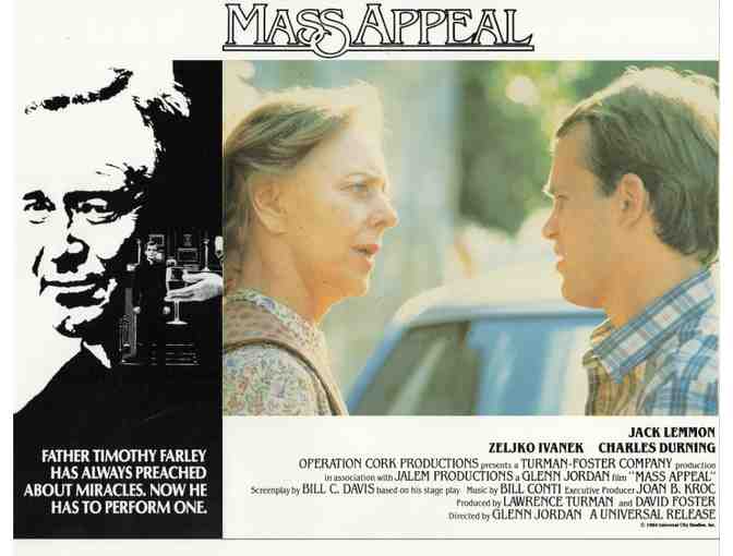 MASS APPEAL, 1984, lobby card set, Jack Lemmon, Charles Durning