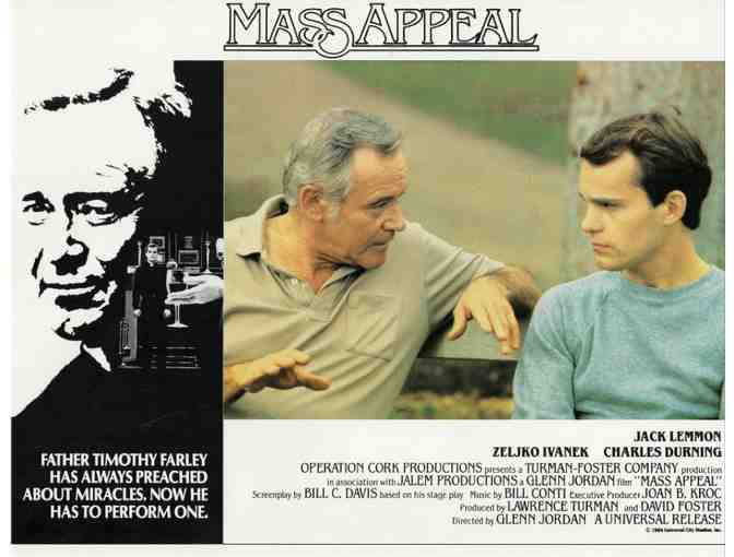 MASS APPEAL, 1984, lobby card set, Jack Lemmon, Charles Durning