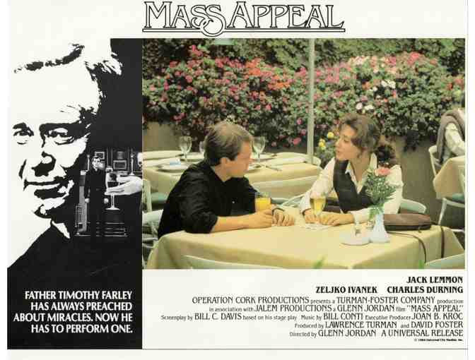 MASS APPEAL, 1984, lobby card set, Jack Lemmon, Charles Durning