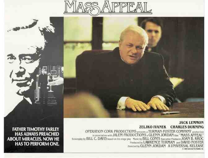 MASS APPEAL, 1984, lobby card set, Jack Lemmon, Charles Durning