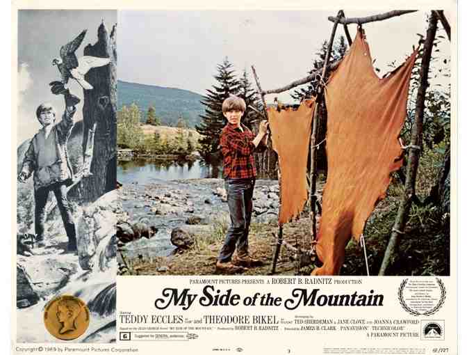 MY SIDE OF THE MOUNTAIN, 1968, lobby card set, Ted Eccles, Theodore Bikel