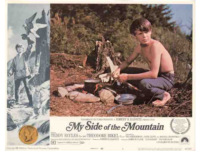 MY SIDE OF THE MOUNTAIN, 1968, lobby card set, Ted Eccles, Theodore Bikel