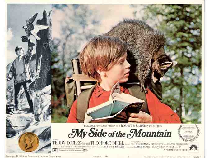 MY SIDE OF THE MOUNTAIN, 1968, lobby card set, Ted Eccles, Theodore Bikel