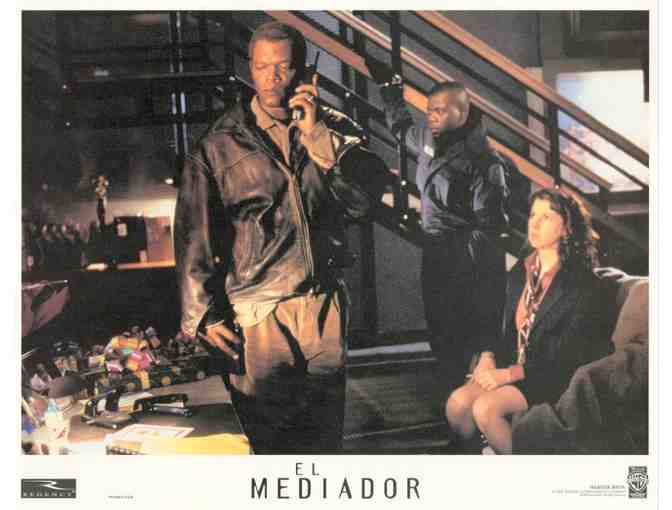 NEGOTIATOR, 1998, lobby card set, Samuel L. Jackson, Kevin Spacey