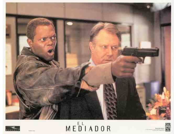 NEGOTIATOR, 1998, lobby card set, Samuel L. Jackson, Kevin Spacey