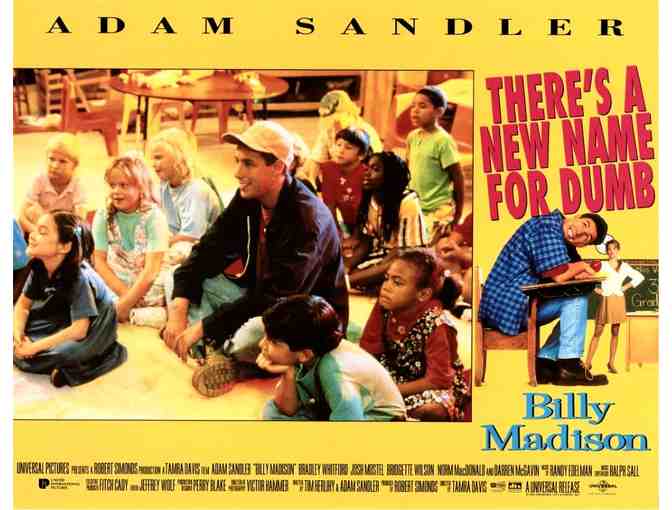 BILLY MADISON, 1995, lobby card set, Adam Sandler, Norm MacDonald