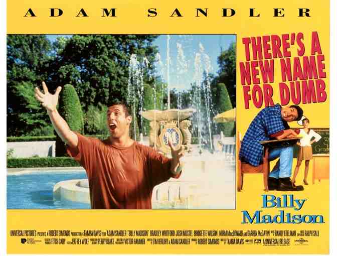 BILLY MADISON, 1995, lobby card set, Adam Sandler, Norm MacDonald