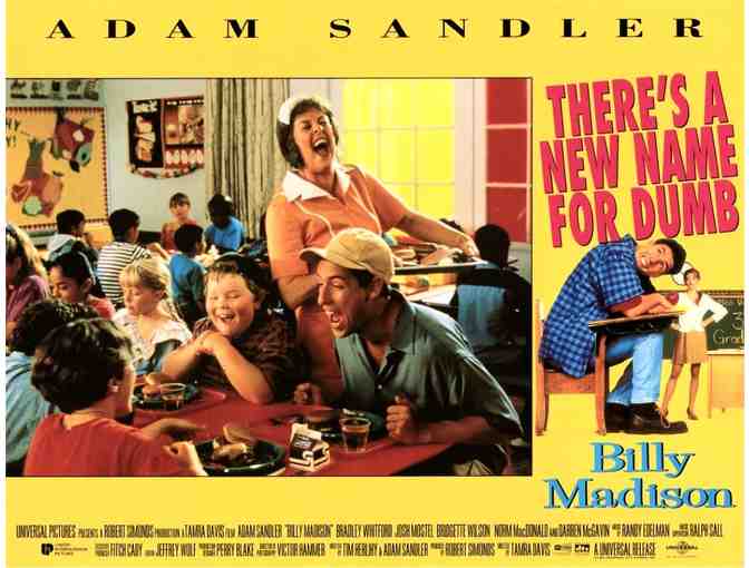 BILLY MADISON, 1995, lobby card set, Adam Sandler, Norm MacDonald