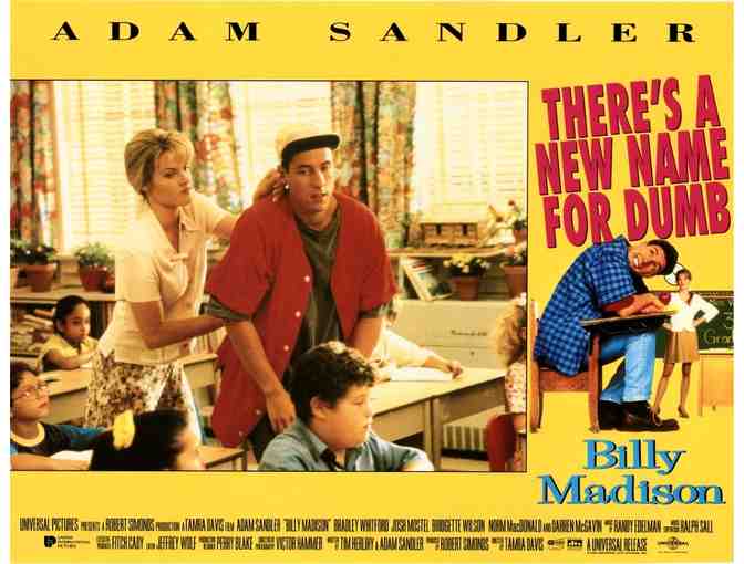 BILLY MADISON, 1995, lobby card set, Adam Sandler, Norm MacDonald