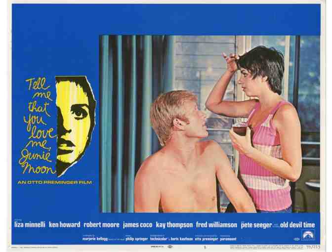 TELL ME THAT YOU LOVE ME, JUNIE MOON, 1970, lobby card set, Liza Minnelli