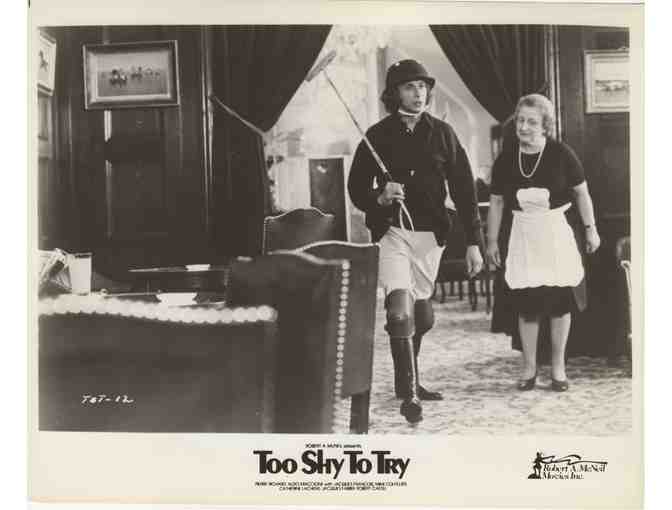 TOO SHY TO TRY, 1983, movie stills, collectors lot, Pierre Richard, Aldo Maccione,